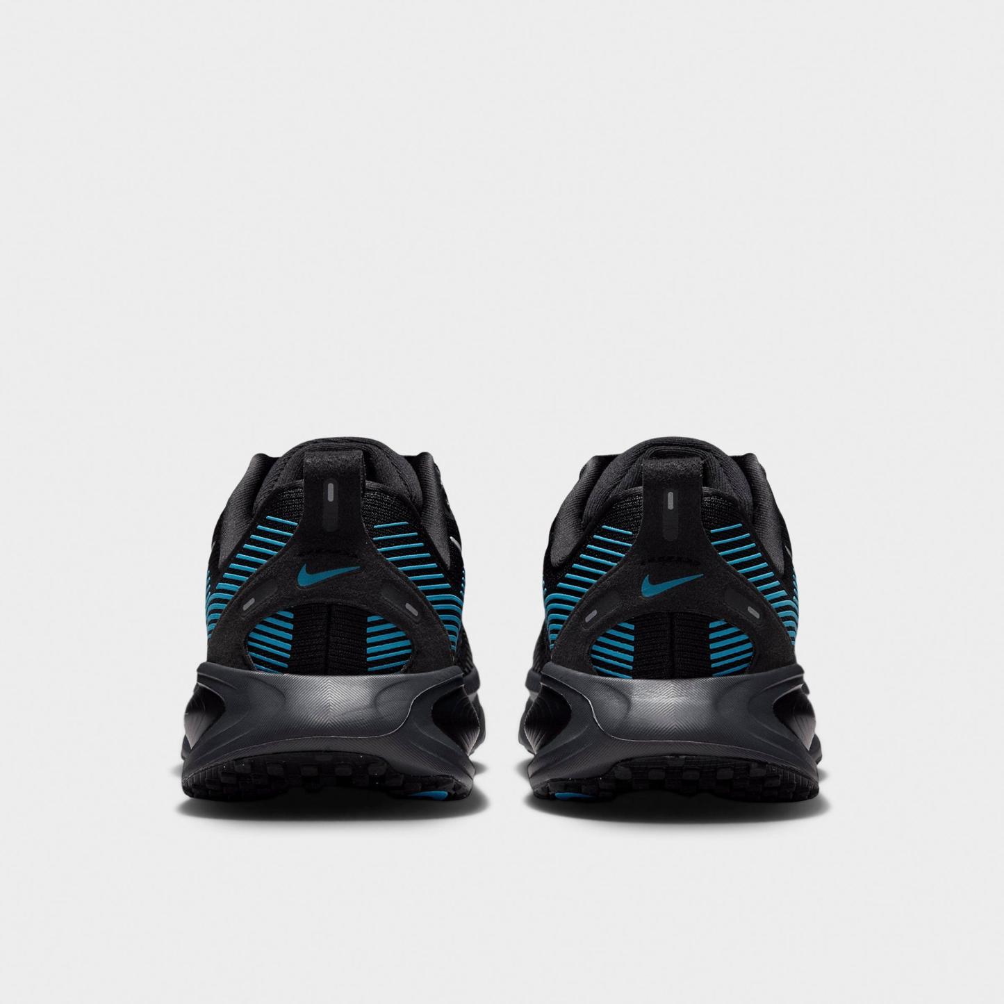 Big Kids' Nithtke Vomero 18 Running Shoes - Part 1 - Black/Light Current Blue/Anthracite/Silver - Back view