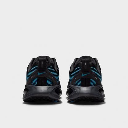 Big Kids' Nithtke Vomero 18 Running Shoes - Part 1 - Black/Light Current Blue/Anthracite/Silver - Back view