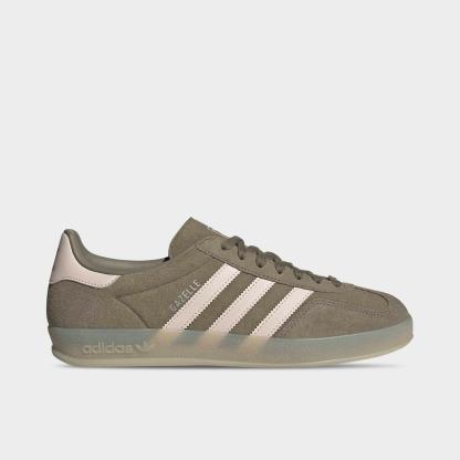 Men's adidas Originals Gazelle Indoor Casual Shoes - Olive Strata/Wonder Quartz/Clay - view 1