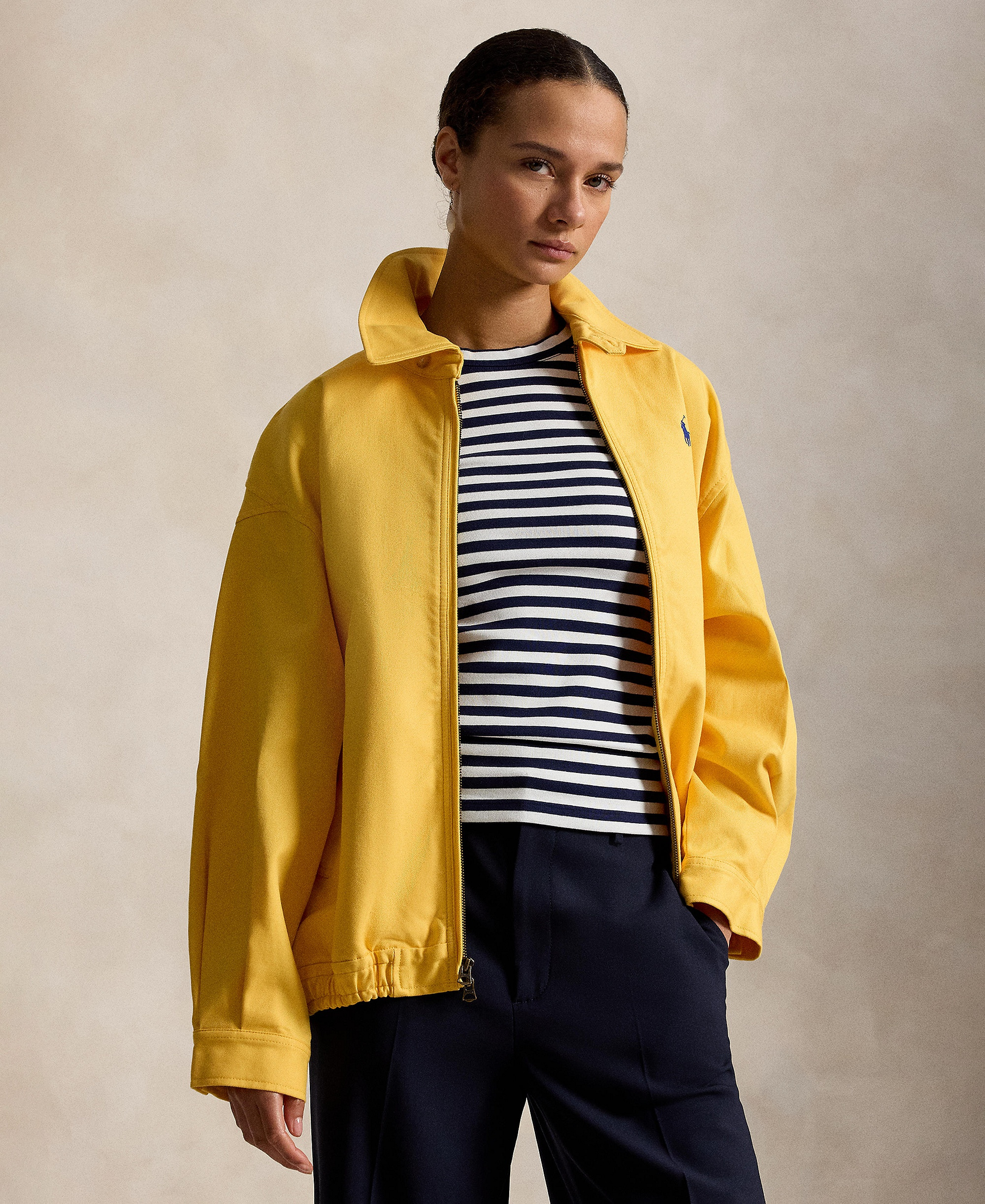 Polo Ralph Lauren Women's Long-Sleeve Bomber Jacket - Chrome Yellow