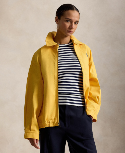 Polo Ralph Lauren Women's Long-Sleeve Bomber Jacket - Chrome Yellow