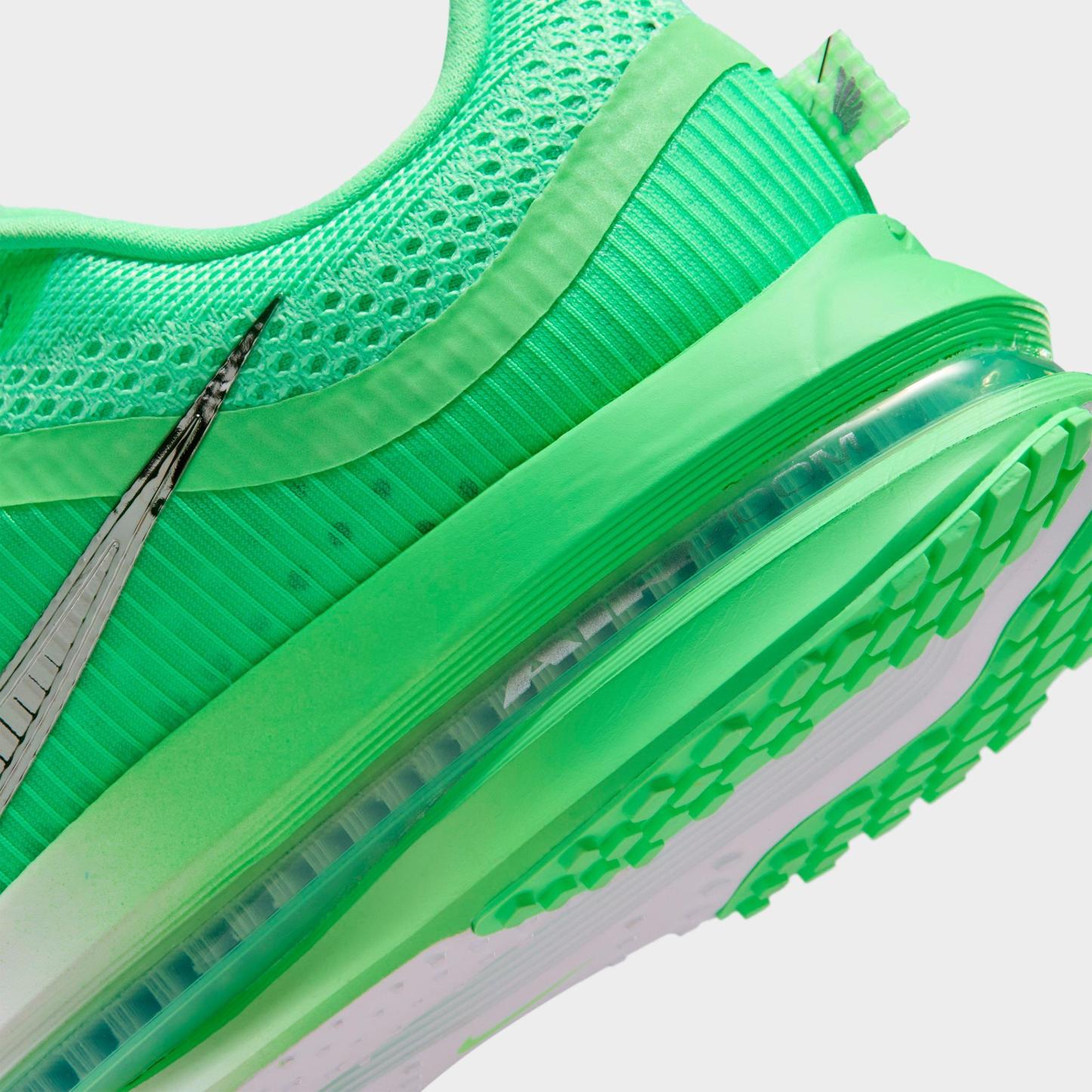 Women's Nithtke Pegasus Premium Running Shoes - Part 2 - Illusion Green/White/Metallic Silver - Detail shot