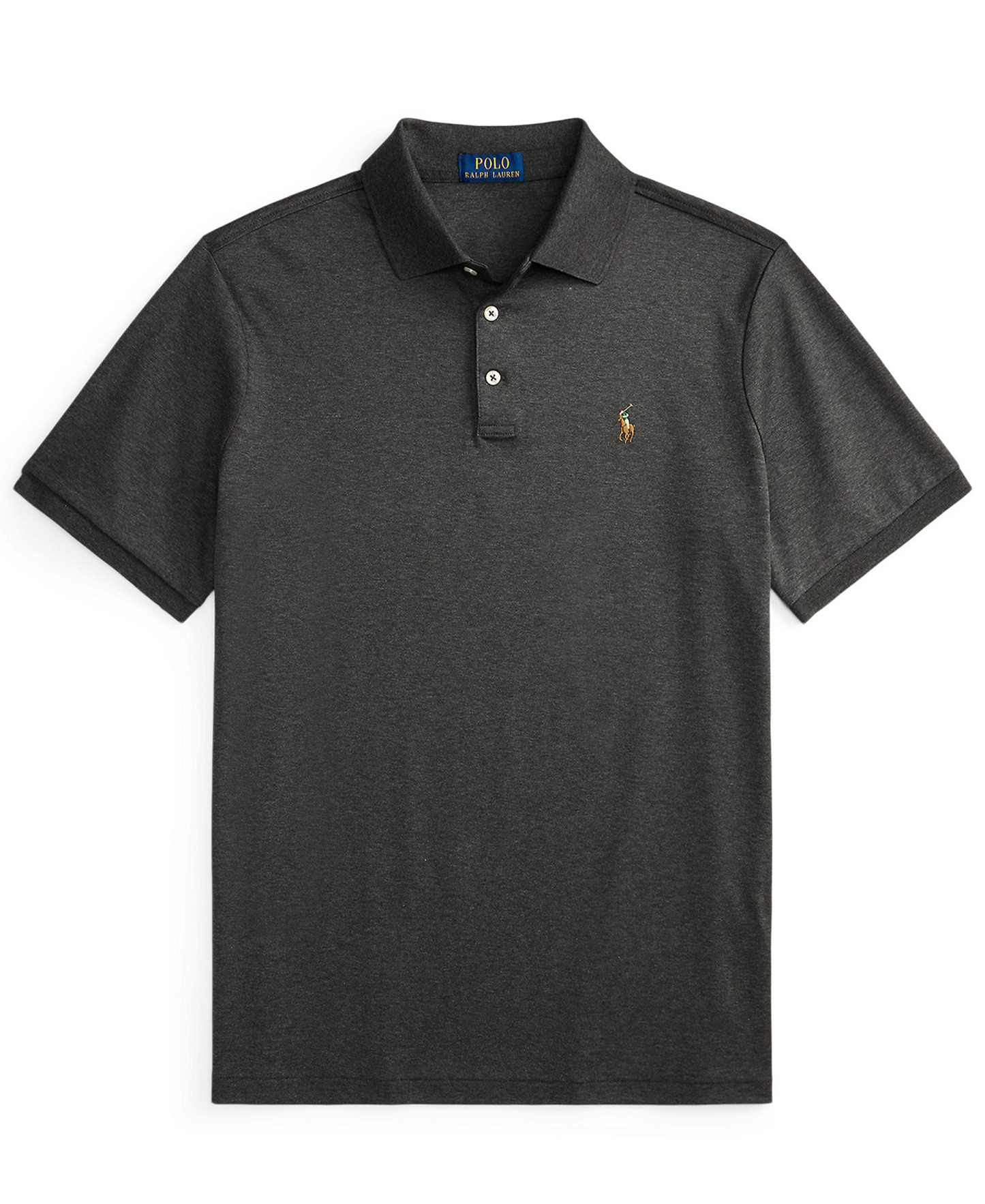 Polo Ralph Lauren Men's Classic-Fit Soft Cotton Polo Shirt - Windsor Heather