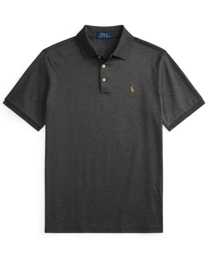 Polo Ralph Lauren Men's Classic-Fit Soft Cotton Polo Shirt - Windsor Heather