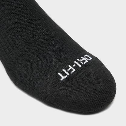 Nike Everyday Plus Cushioned Crew Training Socks (6-Pack) - Black/White