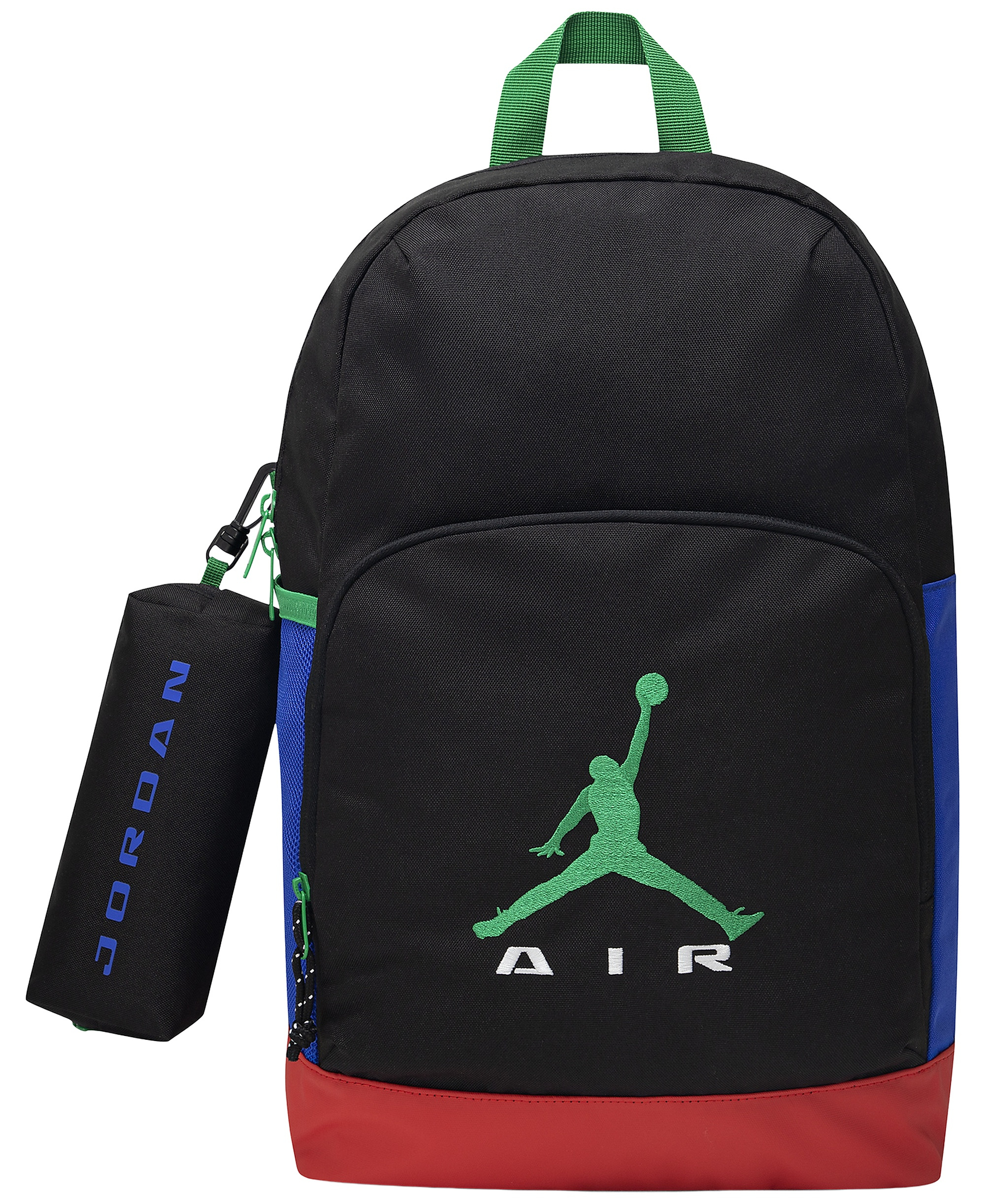 Jordan Kids' Air Raid Backpack - Black/Green/Red/Blue