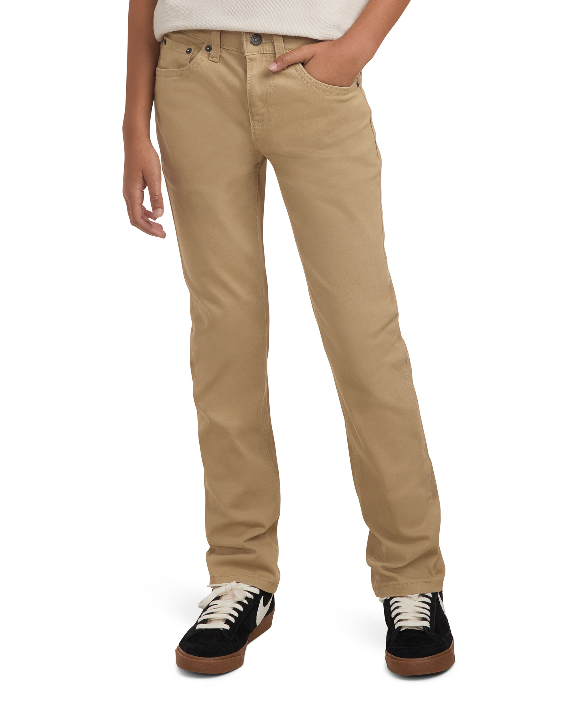 Levi's Boys' 8-20 511 Slim-Fit Sueded Pants - Harvest Gold