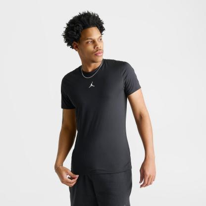 Men's Jordan Sport Dri-FIT Compression Top - Black/White - view 3
