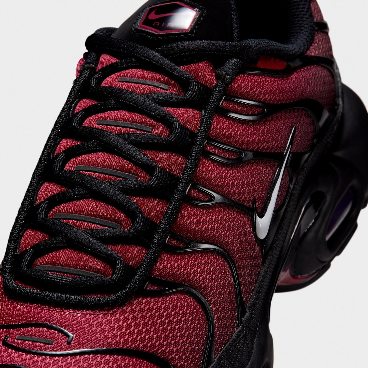 Men's Nithtke Air Max Plus Casual Shoes - Tough Red/Black/Mystic Dates/Grey Fog - Detail shot
