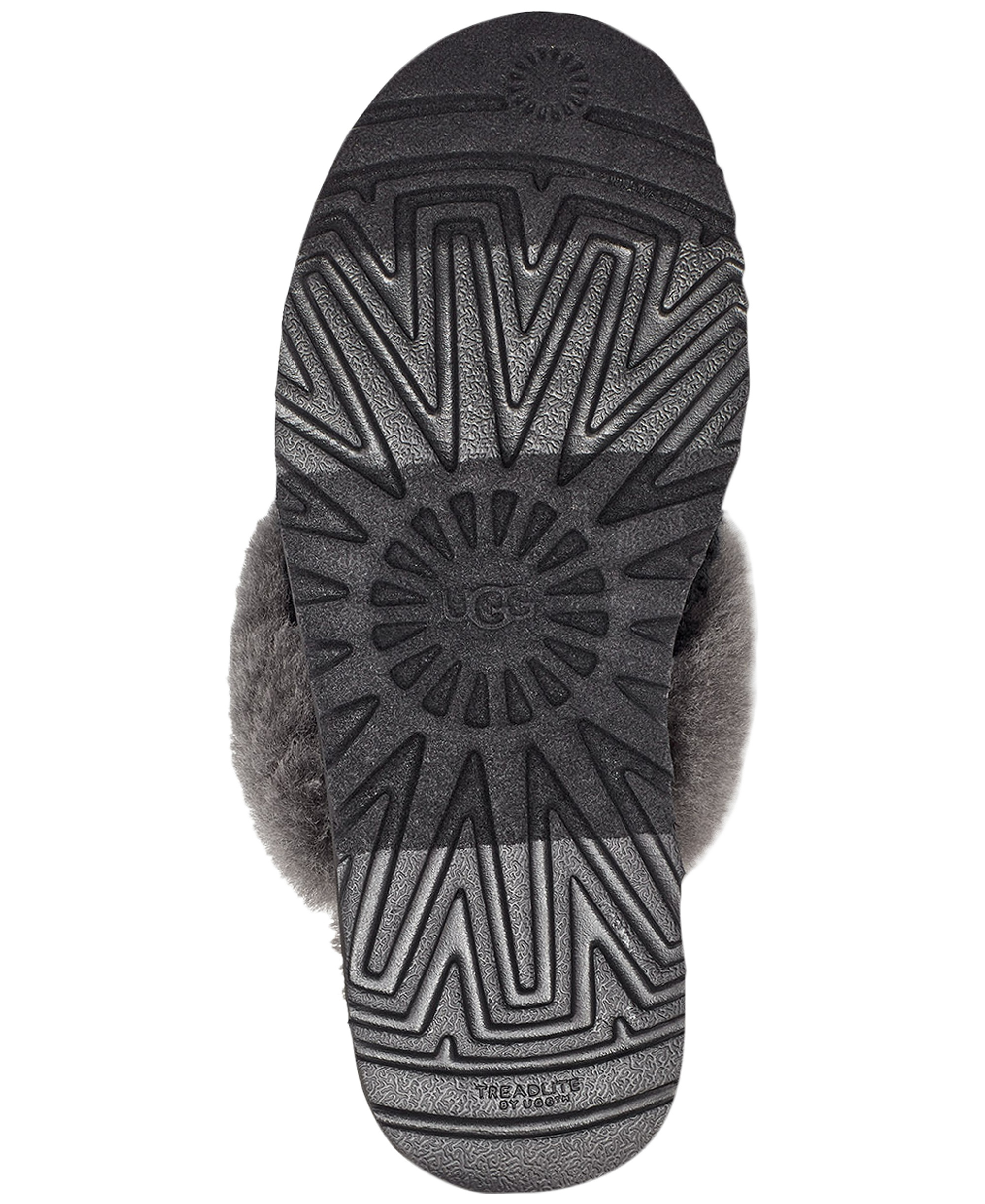 UGG® Women's Cozy Faux-Shearling Round Toe Slippers - Black