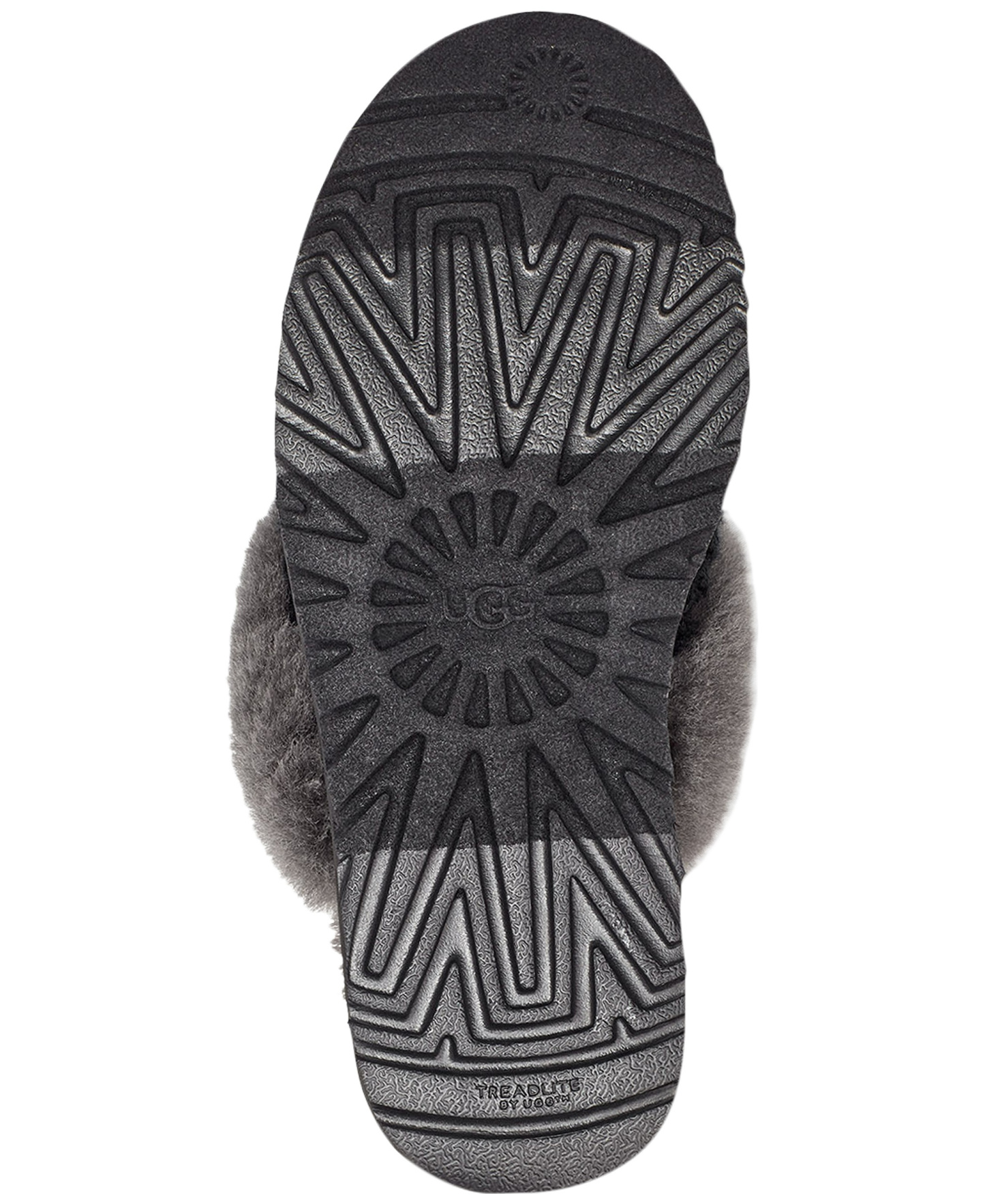 UGG® Women's Cozy Faux-Shearling Round Toe Slippers - Black