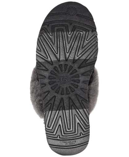 UGG® Women's Cozy Faux-Shearling Round Toe Slippers - Black