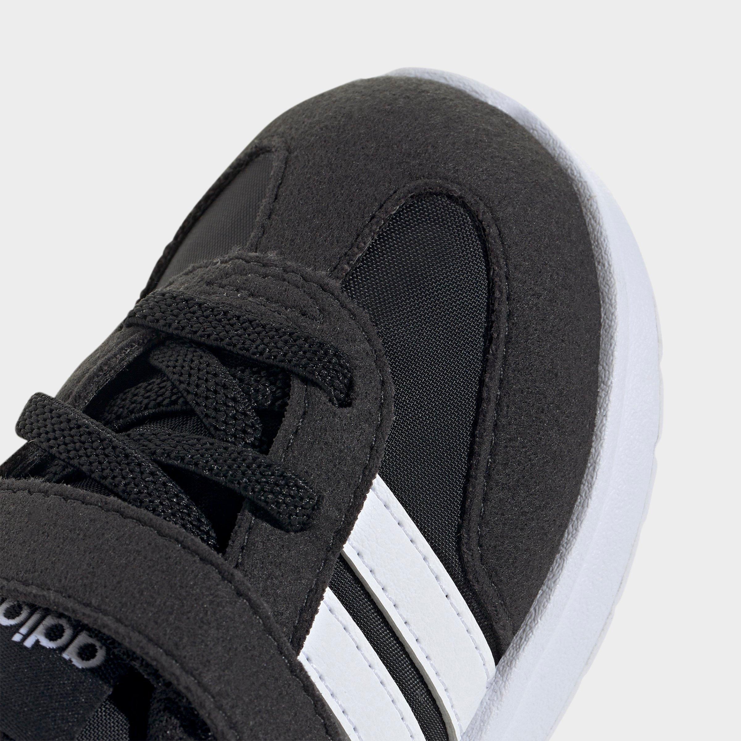Kids' Toddler adidas Run 70s 2.0 Hook-And-Loop Stretch Lace Casual Shoes - Core Black/Footwear White/Core Black - Detail shot