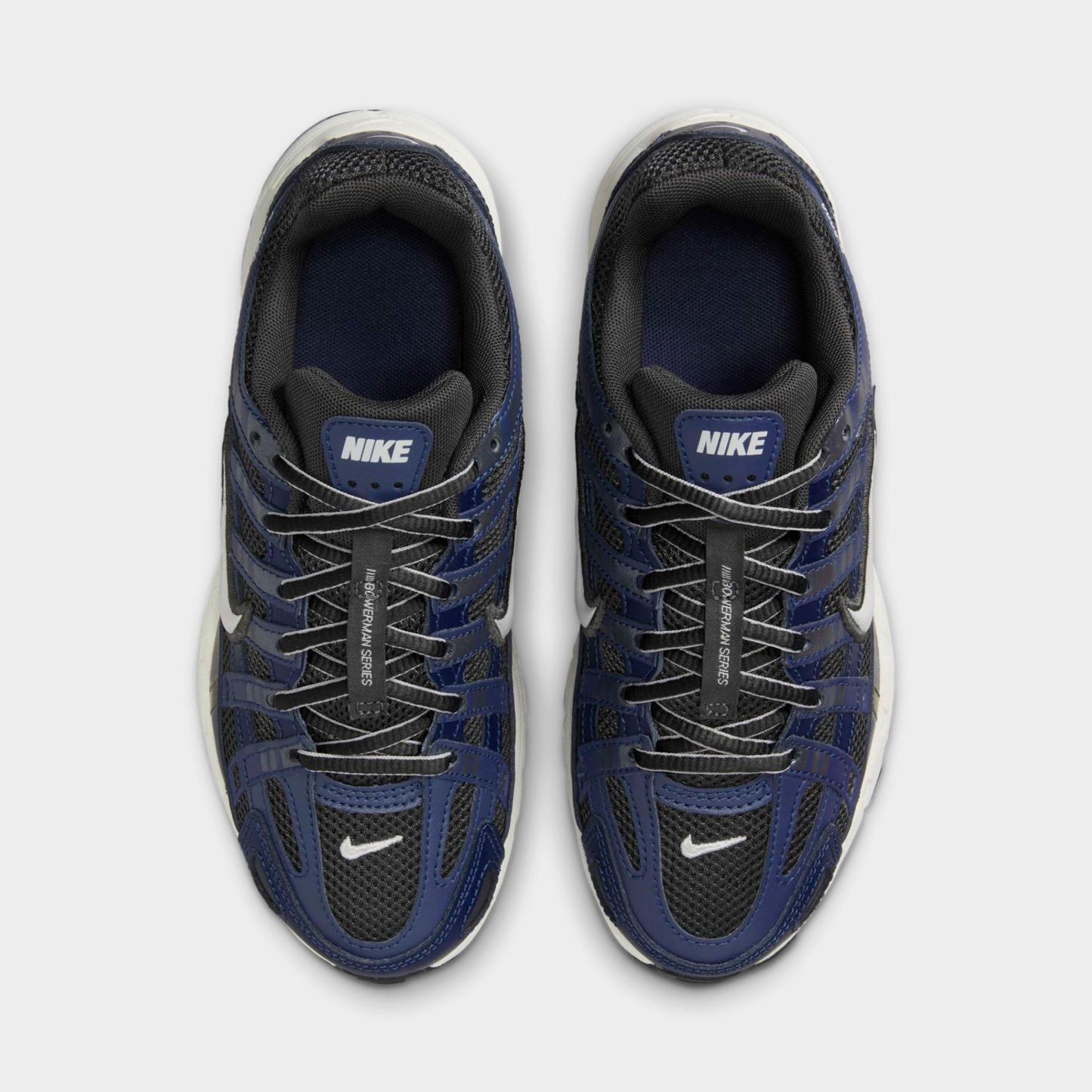 Big Kids' Nithtke P-6000 Casual Shoes - Thunder Blue/Anthracite/Sail/Vast Grey - Top view