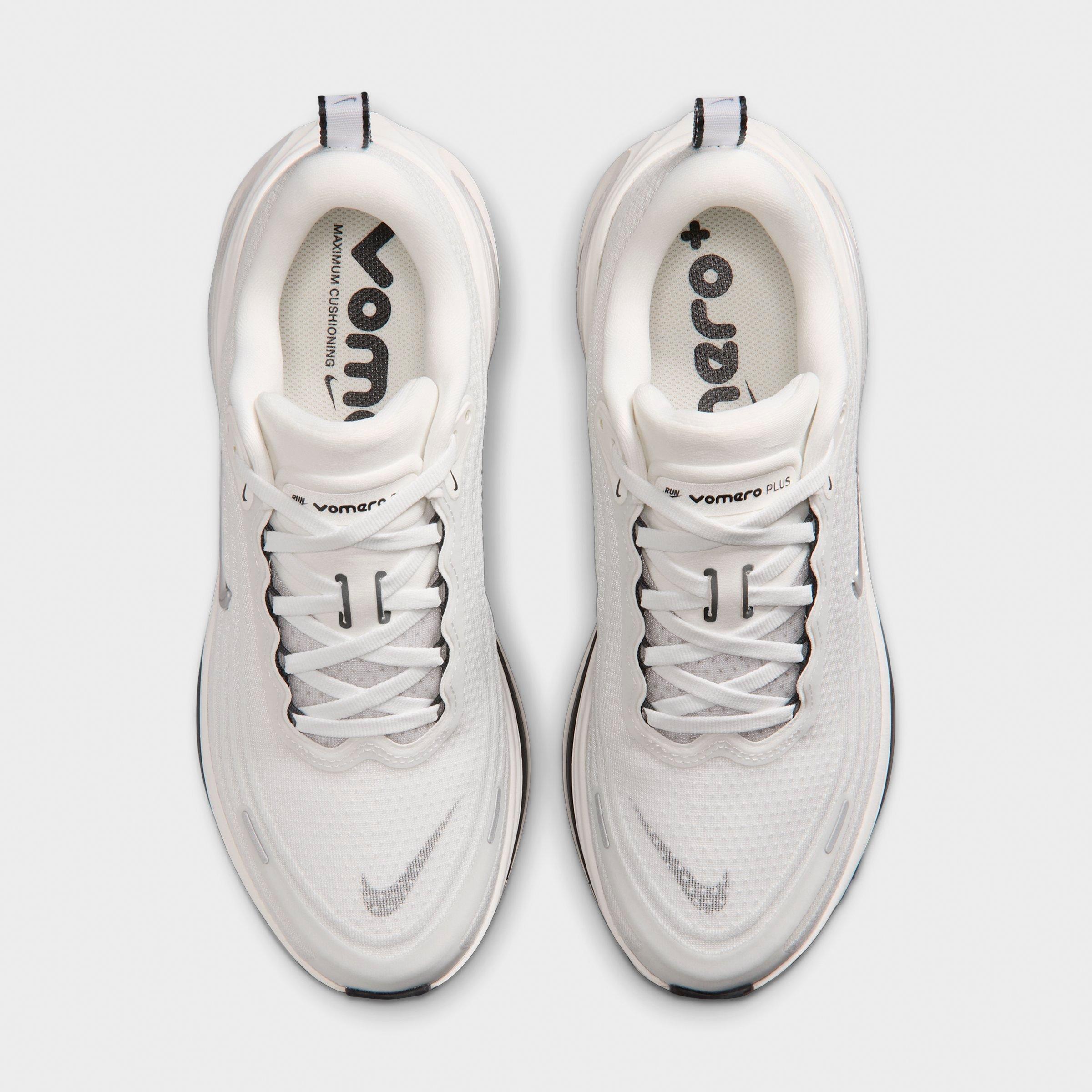 Women's Nithtke Vomero Plus Running Shoes - Part 2 - Summit White/Sail/Anthracite/Metallic Silver - Top view