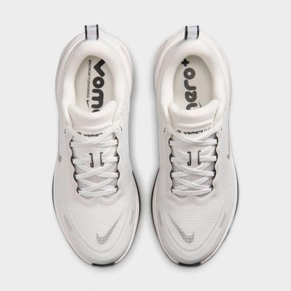 Women's Nithtke Vomero Plus Running Shoes - Part 2 - Summit White/Sail/Anthracite/Metallic Silver - Top view