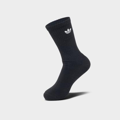 Women's adidas Originals Trefoil Cushion Crew Socks (6-Pack) - Black