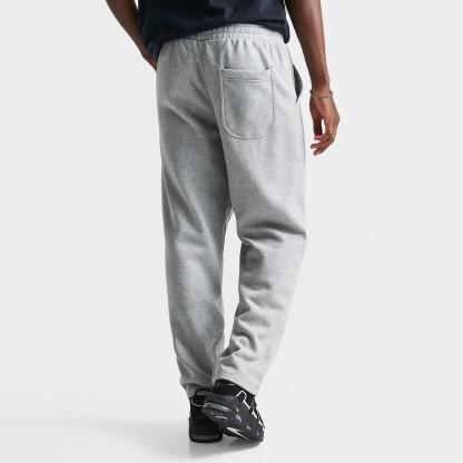 Men's Nithtke Sportswear Swoosh Box Fleece Sweatpants - Dark Grey Heather/Dark Grey Heather
