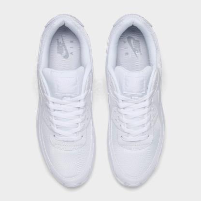 Men's Nithtke Air Max 90 Casual Shoes - Part 4 - White/White/Wolf Grey/White - Top view