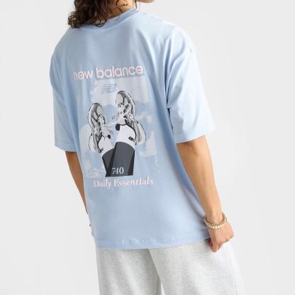 Women's New Balance 740 Boyfriend T-Shirt - Oxford Blue - view 5