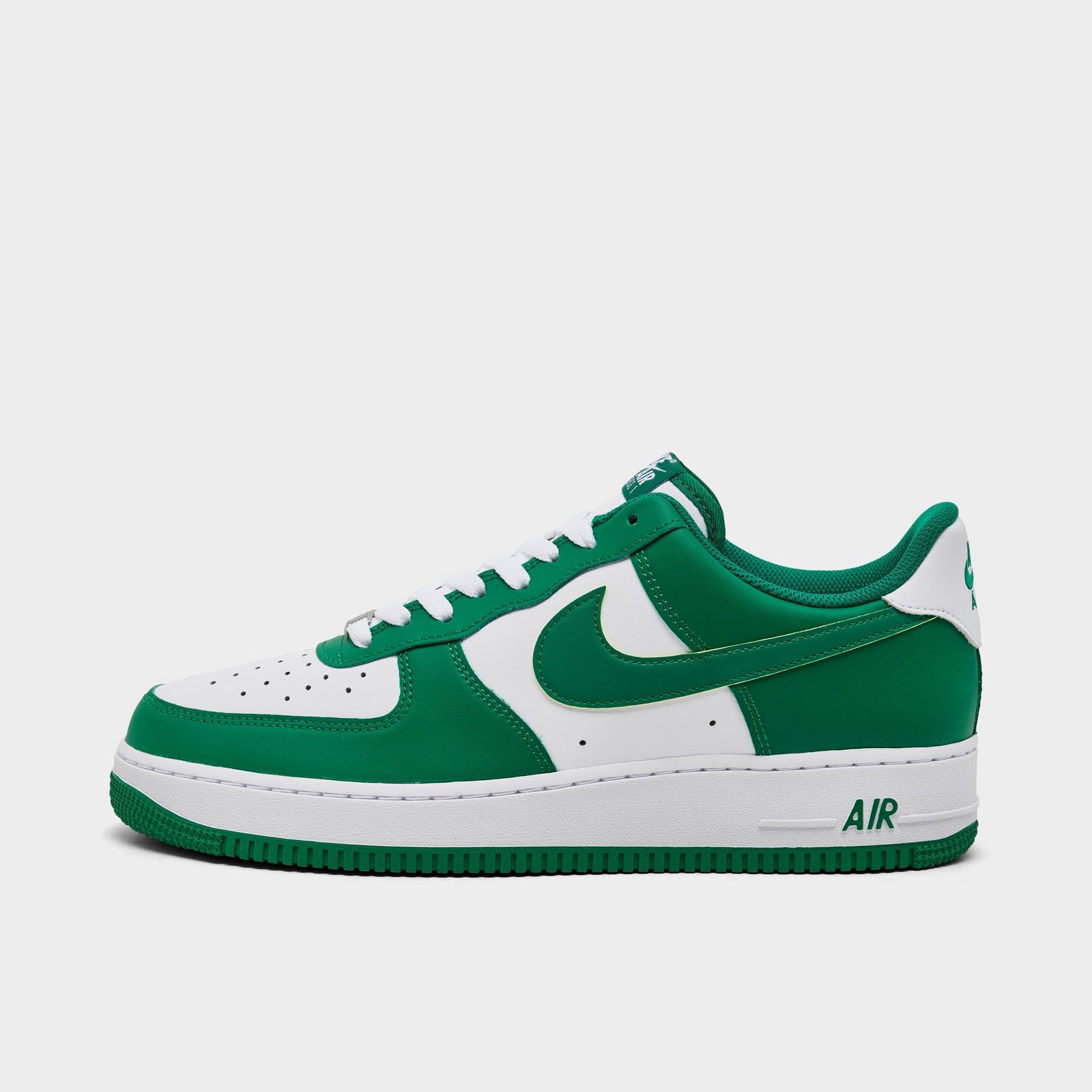 Men's Nike Air Force 1 '07 Low Casual Shoes - White/Malachite/White