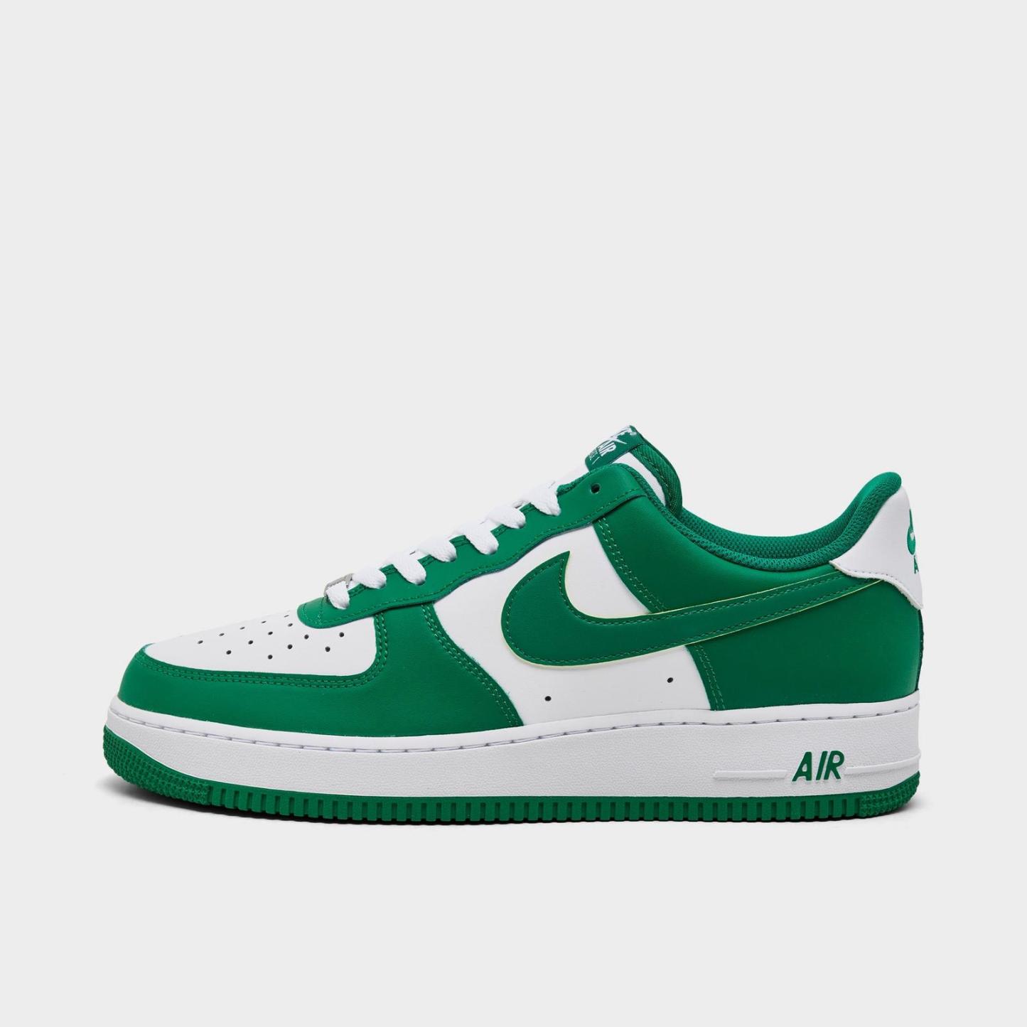 Men's Nike Air Force 1 '07 Low Casual Shoes - White/Malachite/White