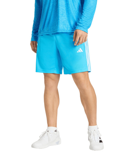 adidas Men's Workout Essentials Three-Stripes Train Shorts - Aqua