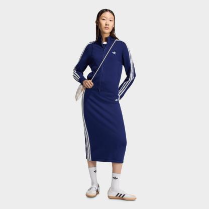 Women's adidas Originals Knitted Skirt - Dark Blue/White
