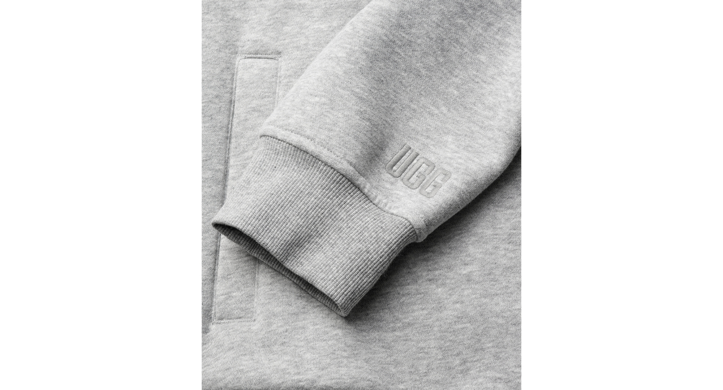 UGG® Men's Tasman Full-Zip Hooded Jacket - Gray Heather