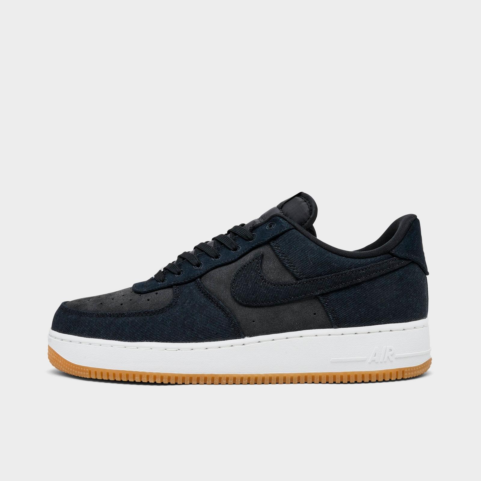 Men's Nike Air Force 1 '07 LV8 Casual Shoes - Black/Dark Smoke Grey/Gum Medium Brown/Black (IR0951-002)