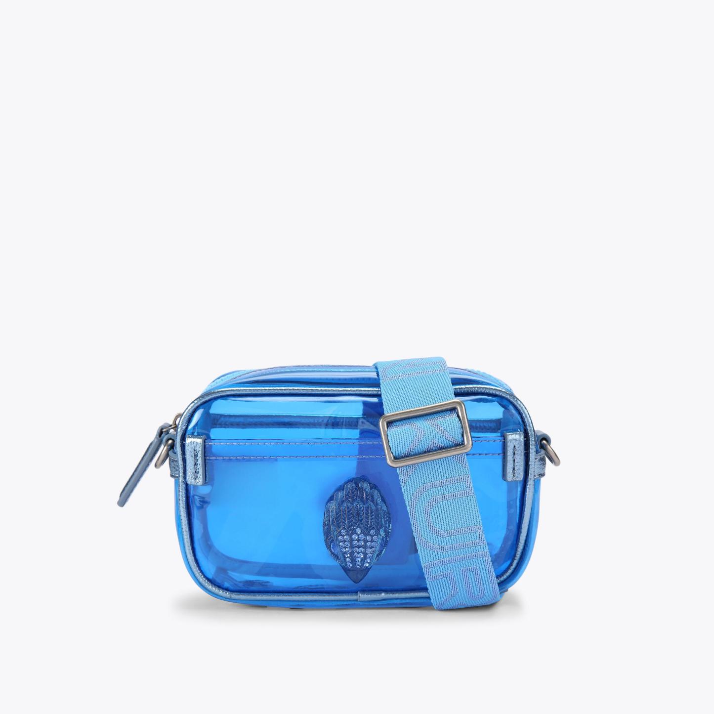 Kurt Geiger London Vinyl Kensington Camera Bag - Blue