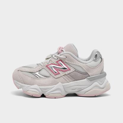Girls' Toddler New Balance 9060 Casual Shoes - Pink/Grey - view 1
