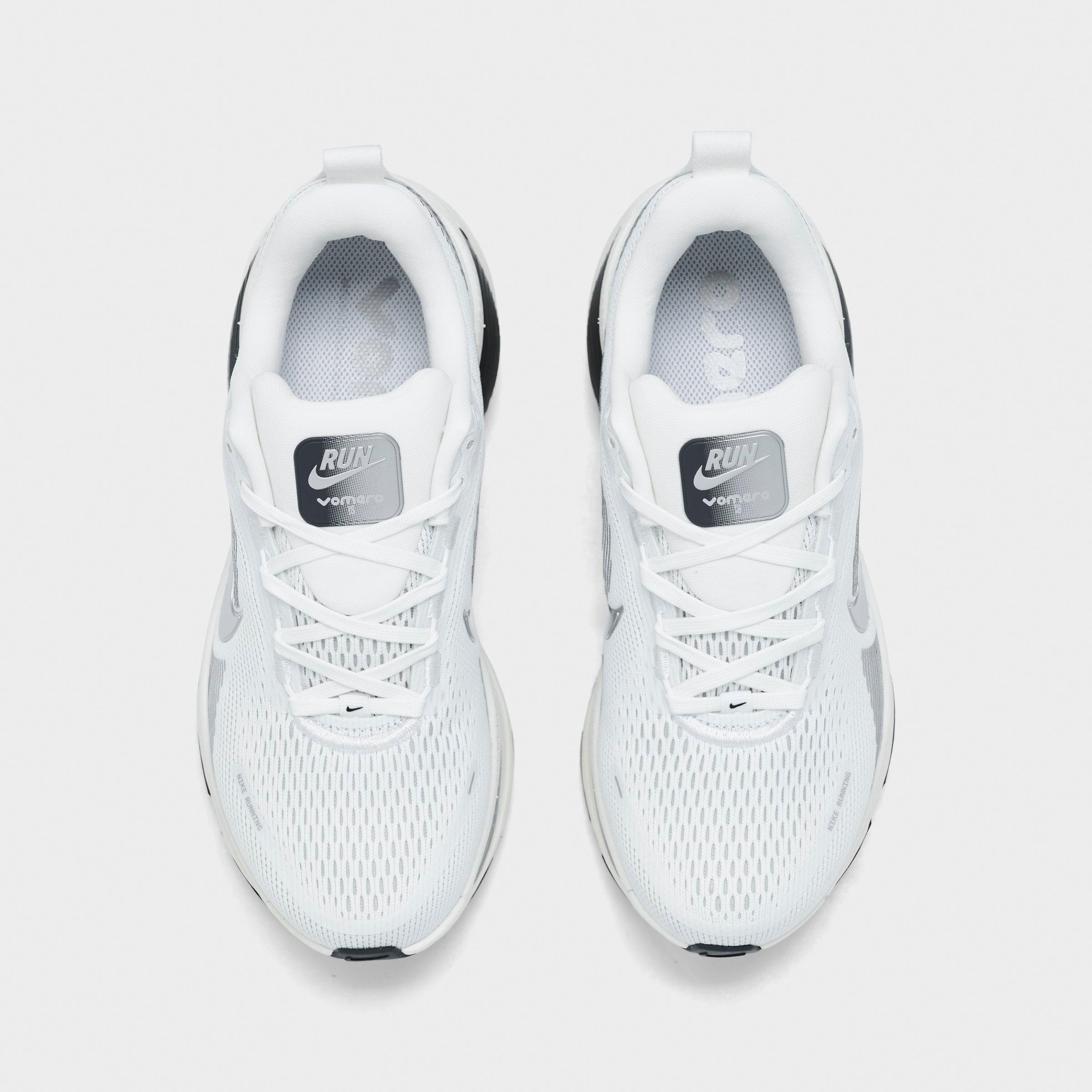 Women's Nithtke Vomero 18 Running Shoes - Part 2 - Summit White/Sail/Photon Dust/Metallic Silver - Top view