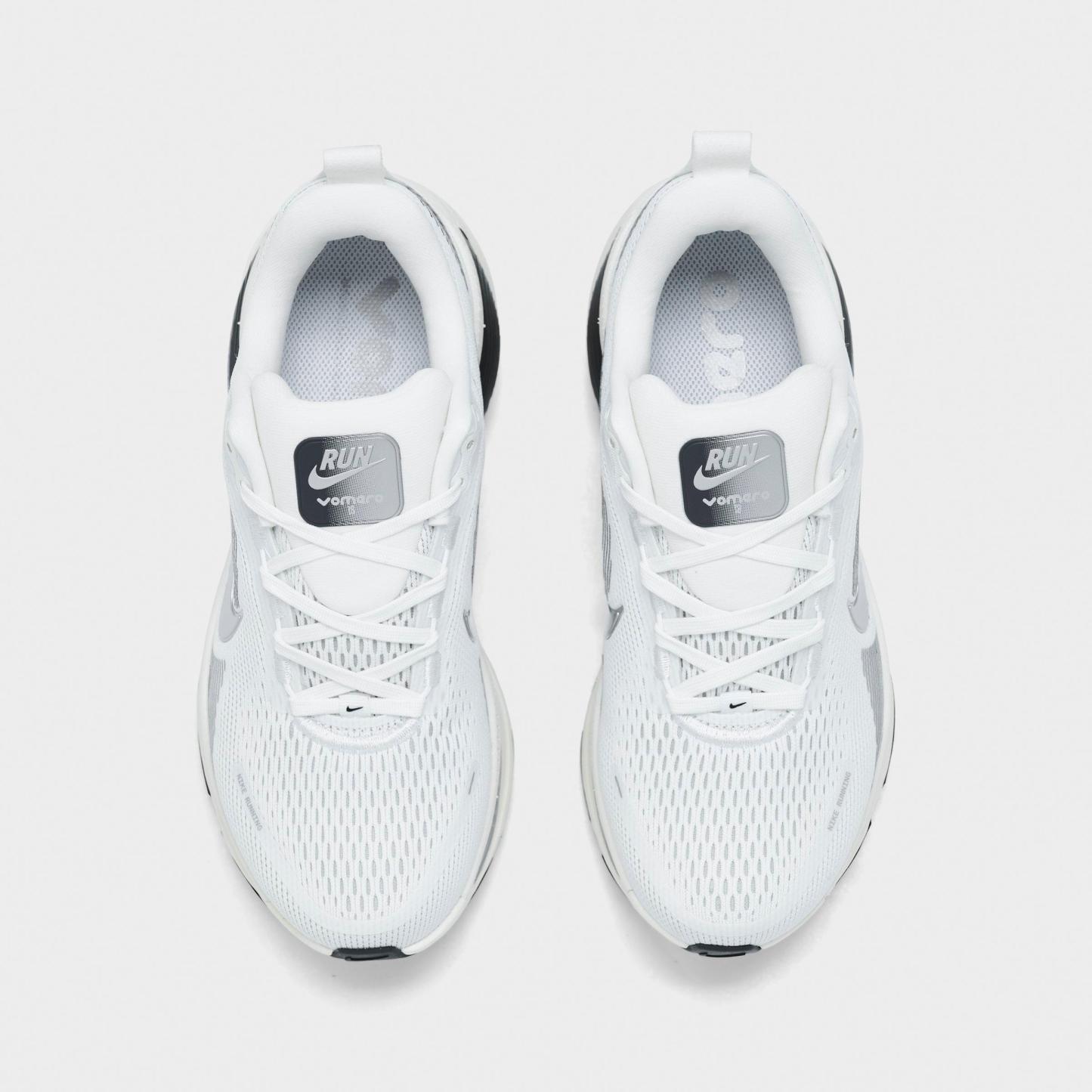 Women's Nithtke Vomero 18 Running Shoes - Part 2 - Summit White/Sail/Photon Dust/Metallic Silver - Top view