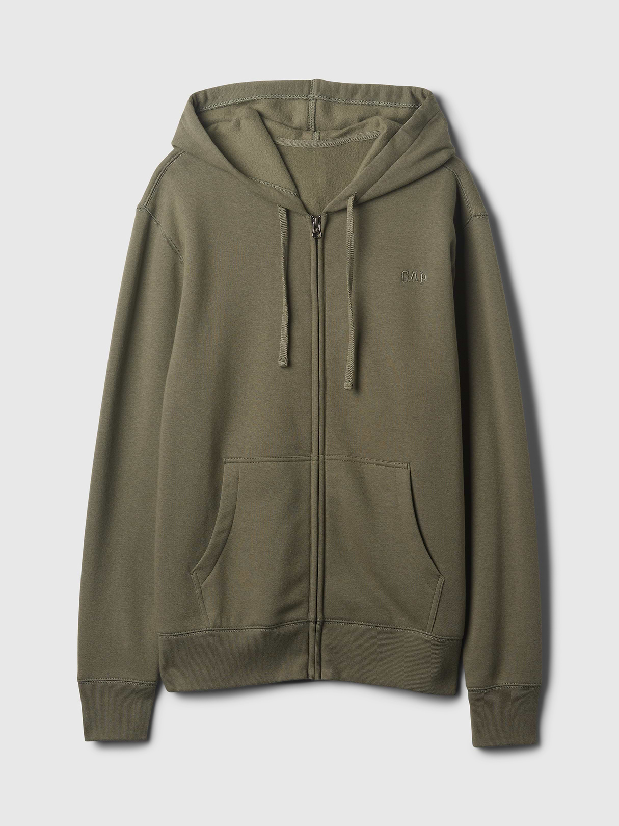 Adult VintageSoft Arch Logo Zip Hoodie - sage green