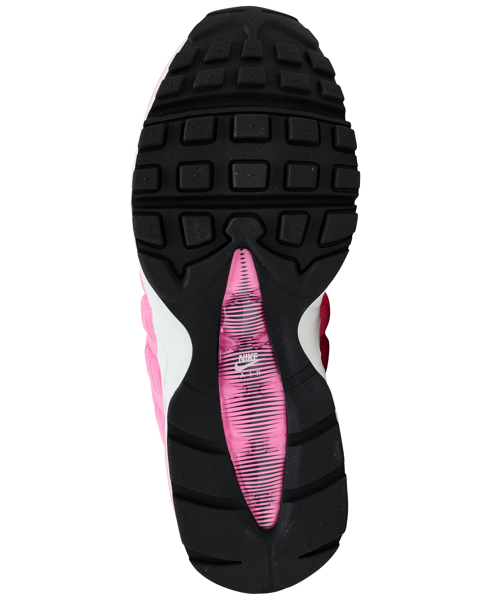 Nike Women's Air Max 95 Big Bubble Sneakers from Finish Line - Pink Glow, Silver
