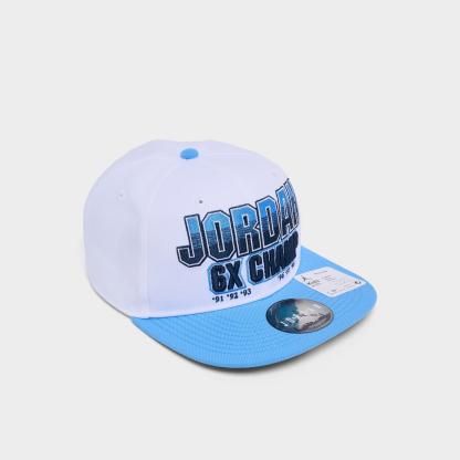 Kids' Jordan Pro UNC Snapback Hat - University Blue/White - view 4
