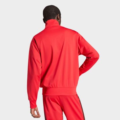 Men's adidas Originals adicolor Sport Firebird Full-Zip Track Jacket - Vivid Red