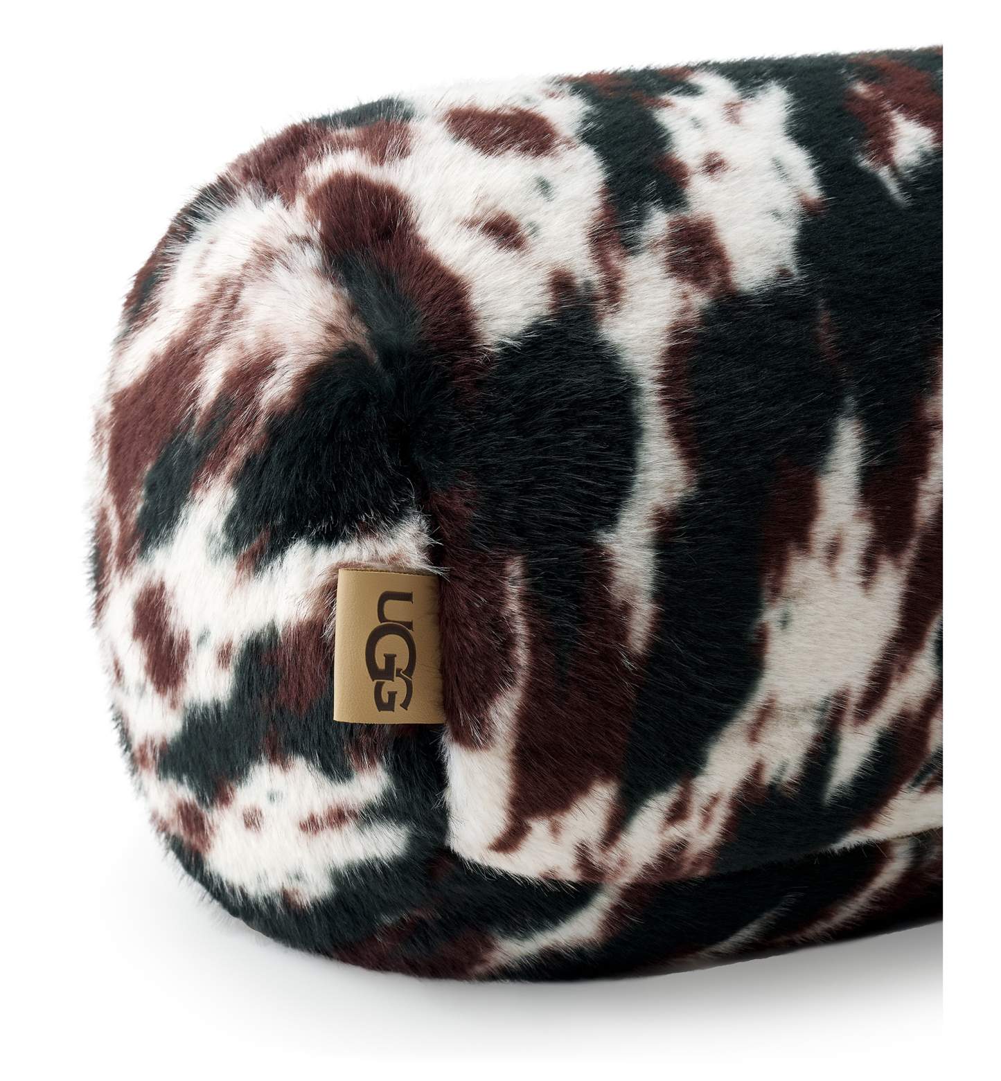 UGG® Everett Cow Pillow, 36" x 8" - Burnt Cedar Cow