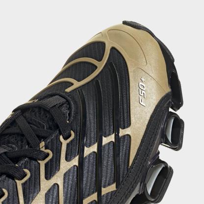 Men's adidas Megaride F50 Casual Shoes - Core Black/Core Black/Thermal Chrome - Detail shot