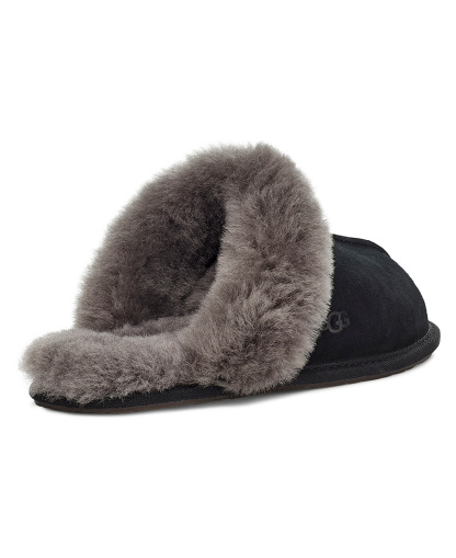 UGG® Women's Scuffette II Slip-On Slippers - Black/Gray