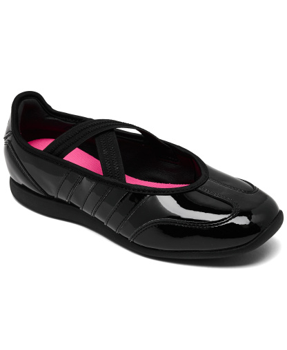 adidas Big Girls Barreda Mary Jane Lifestyle Sneakers from Finish Line - Core Black