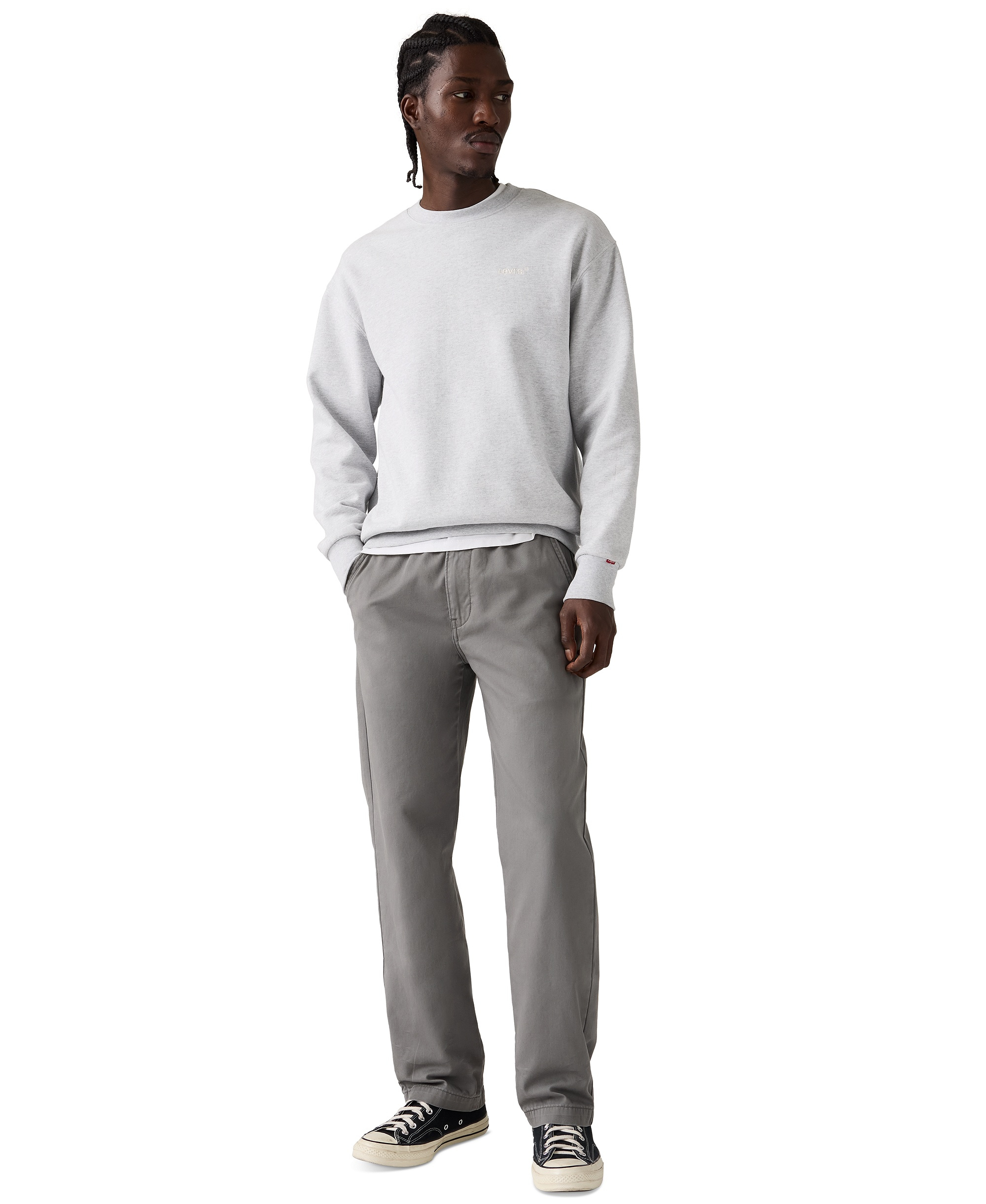 Levi's Men's Comfort Regular-Fit Pants - Pewter