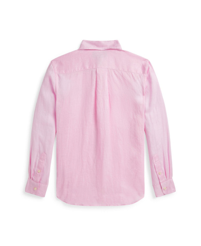 Polo Ralph Lauren Boys' 8-20 Linen Shirt - Caramel Pink