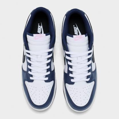 Men's Nithtke Dunk Low Retro Casual Shoes - Part 2 - White/Black/Midnight Navy - Top view