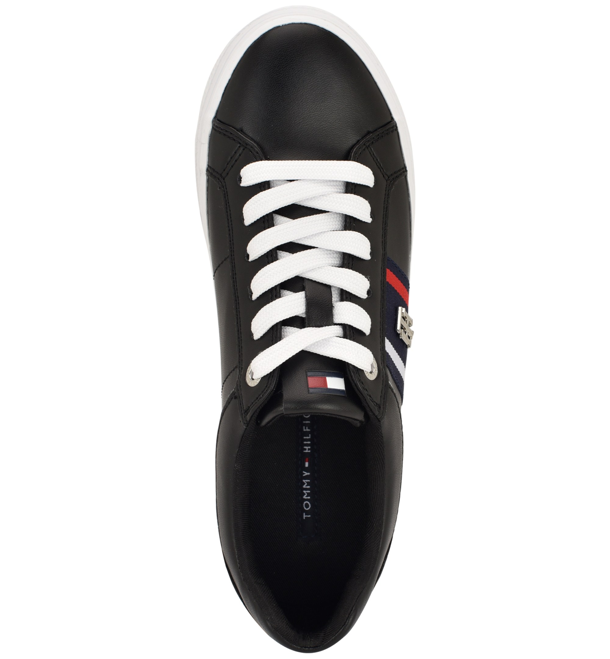 Tommy Hilfiger Women's Badria Logo Platform Sneakers - Black