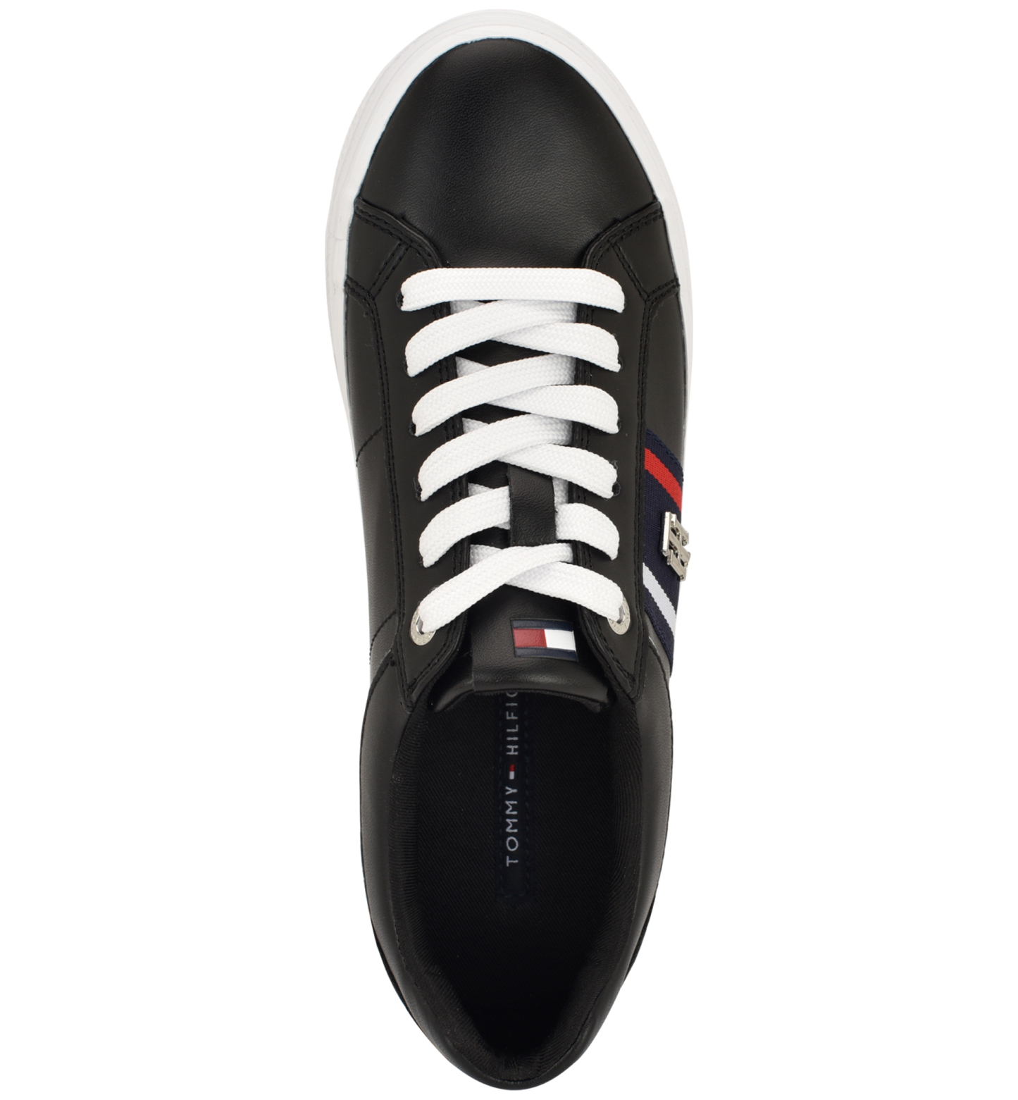 Tommy Hilfiger Women's Badria Logo Platform Sneakers - Black