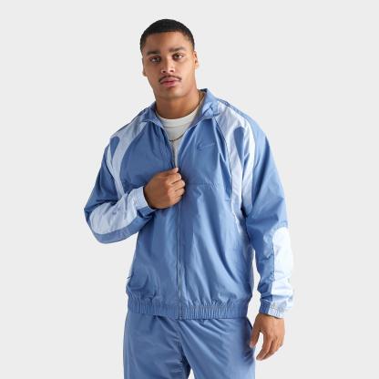 Men's Nithtke NOCTA Northstar Nylon Full-Zip Track Jacket - Work Blue/Chambray Blue/Polar
