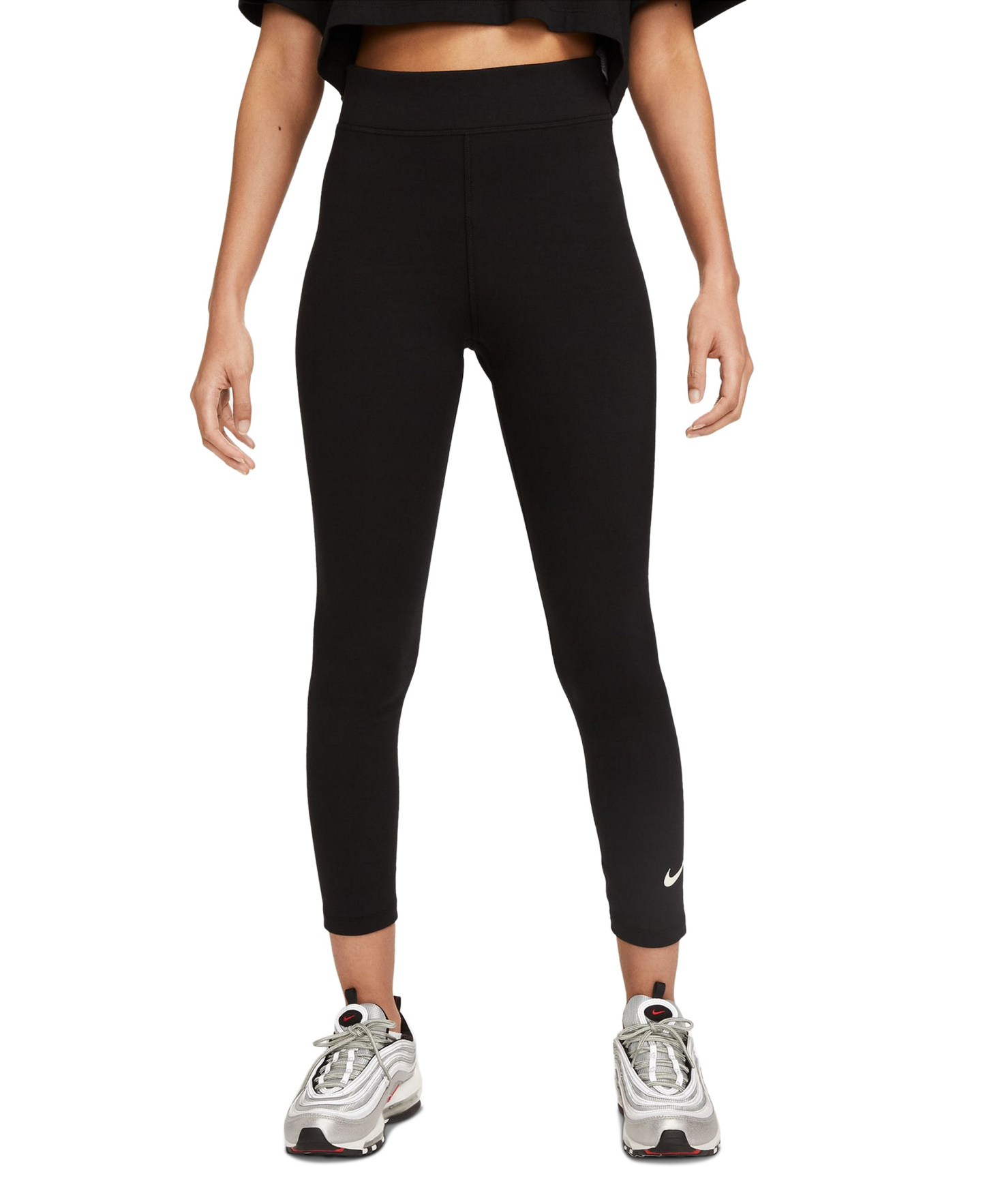 Nike Women's Sportswear Classic High-Waisted 7/8 Leggings - Black