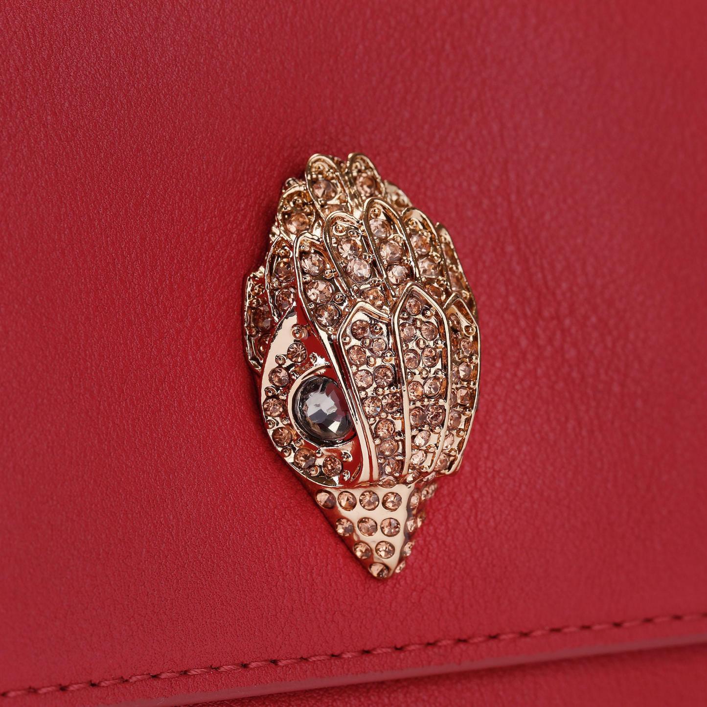 Kurt Geiger London Sloane Soft Shoulder Bag - Red - view 5